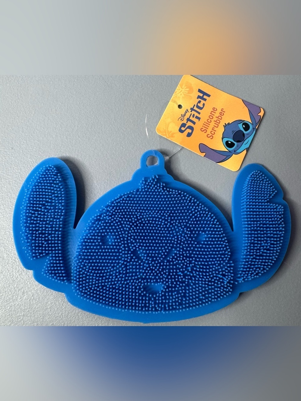 Disney Stitch Silicone Scrubber blue character cleaning makeup brushes kitchen